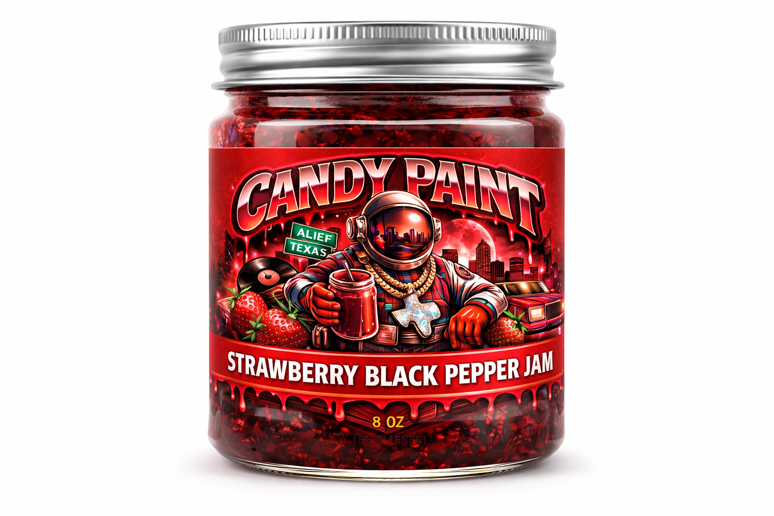 Strawberry Black Pepper Jam — 8 oz